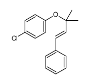 1-chloro-4-(1,1-dimethyl-3-phenylallyloxy)benzene结构式