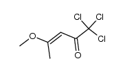 4-methoxy-4-methyl-1,1,1-trichloro-3-buten-2-one Structure