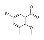 4-Bromo-2-Methyl-6-nitroanisole Structure