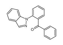 (2-indazol-1-ylphenyl)-phenylmethanone结构式