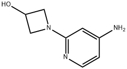 1-(4-aminopyridin-2-yl)azetidin-3-ol Structure
