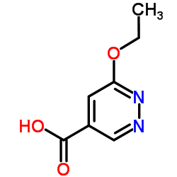 6-Ethoxy-4-pyridazinecarboxylic acid Structure
