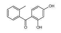 (2,4-dihydroxyphenyl)-(2-methylphenyl)methanone结构式