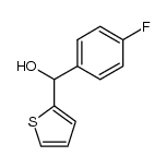(4-fluorophenyl)(thiophen-2-yl)methanol Structure