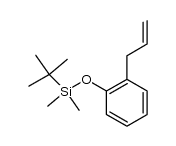 1-(tert-butyldimethylsilyl)oxy-2-(2-propenyl)benzene结构式