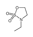 3-乙基-1,2,3-噁噻唑烷 2,2-二氧化物结构式