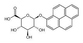 (1-芘基)-β-D-葡糖苷酸结构式