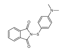 N-(N',N'-dimethyl-4-aminophenylthio)phthalimide结构式