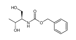 benzyl ((2R,3R)-1,3-dihydroxybutan-2-yl)carbamate结构式