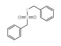 Benzenemethanesulfonothioicacid, S-(phenylmethyl) ester Structure