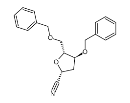 β-4,5-dibenzoyl-2-cyano-D-deoxyribrate Structure
