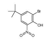 2-Bromo-4-(tert-butyl)-6-nitrophenol Structure