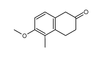 6-methoxy-5-methyl-3,4-dihydro-2(1H)-naphthalenone Structure