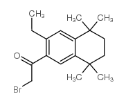 7-溴乙酰基-6-乙基-1,1,4,4-四甲基-1,2,3,-四氢萘结构式