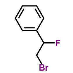 (2-Bromo-1-fluoroethyl)benzene Structure