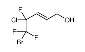 5-bromo-4-chloro-4,5,5-trifluoropent-2-en-1-ol结构式