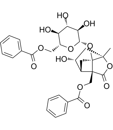 苯甲酰芍药内酯苷结构式
