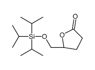 (5S)-5-[tri(propan-2-yl)silyloxymethyl]oxolan-2-one Structure