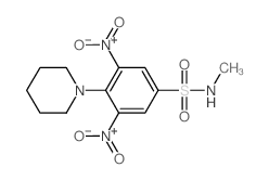 N-methyl-3,5-dinitro-4-(1-piperidyl)benzenesulfonamide picture
