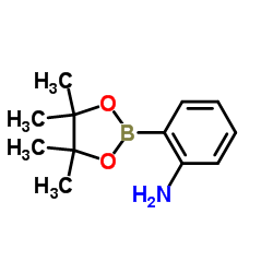 2-氨基苯硼酸频哪醇酯结构式