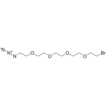 Bromo-PEG4-azide结构式