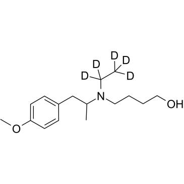 Mebeverine alcohol D5 Structure