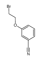 3-(2-溴乙氧基)苄腈结构式