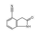 2-氧代吲哚啉-4-甲腈结构式