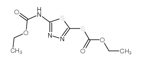 S-[5-[(ethoxycarbonyl)amino]-1,3,4-thiadiazol-2-yl] O-ethyl thiocarbonate结构式