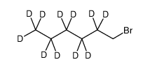 溴己烷-D11结构式