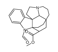 (2α,5α)-1-Formylaspidofractinine-3β-carboxylic acid methyl ester结构式