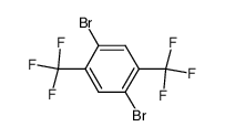 1,4-bis(trifluoromethyl)-2,5-dibromobenzene Structure