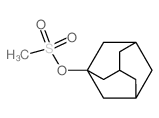 Tricyclo[3.3.1.13,7]decan-1-ol,1-methanesulfonate Structure