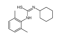 1-cyclohexyl-3-(2,6-dimethylphenyl)thiourea Structure