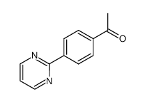 Ethanone, 1-[4-(2-pyrimidinyl)phenyl]- (9CI) Structure
