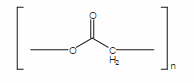 聚乙醇酸结构式