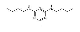 N,N'-dibutyl-6-methyl-[1,3,5]triazine-2,4-diamine Structure
