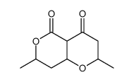 2,7-dimethyl-2,3,4a,7,8,8a-hexahydropyrano[4,3-b]pyran-4,5-dione结构式