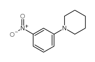 1-(3-硝基苯基)哌啶结构式
