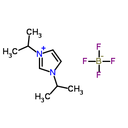 1,3-二异丙基咪唑四氟硼酸盐结构式