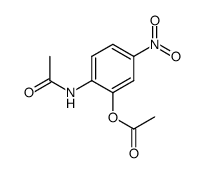 2-acetoxy-1-acetylamino-4-nitro-benzene结构式