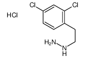 1-(2,4-二氯苯乙基)肼盐酸盐结构式