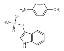 3-吲哚氧基磷酸盐对甲苯胺盐结构式