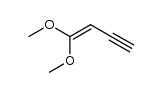 1,1-dimethoxy-but-1-en-3-yne Structure
