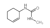 3-(1-cyclohex-2-enyl)-1-methyl-urea结构式