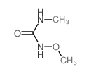 1-methoxy-3-methyl-urea Structure