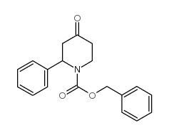 1-Cbz-2-苯基-4-哌啶酮结构式