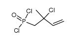 2-Chlor-2-methyl-buten-(3)-phosphonsaeure-chlorid结构式