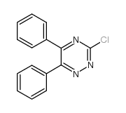 3-氯-5,6-二苯基-1,2,4-三嗪结构式