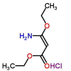 Ethyl 3-amino-3-ethoxyacrylate hydrochloride Structure